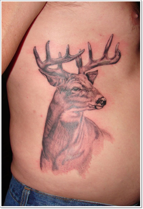 Deer tattoos design, idea 26