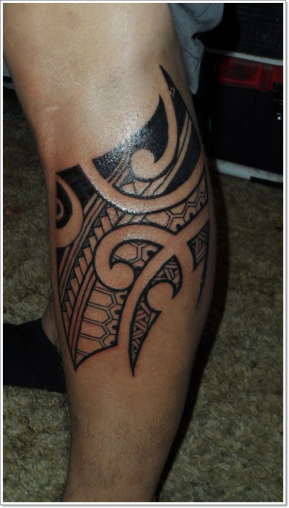 Eye catching polynesian tattoo design, idea 7
