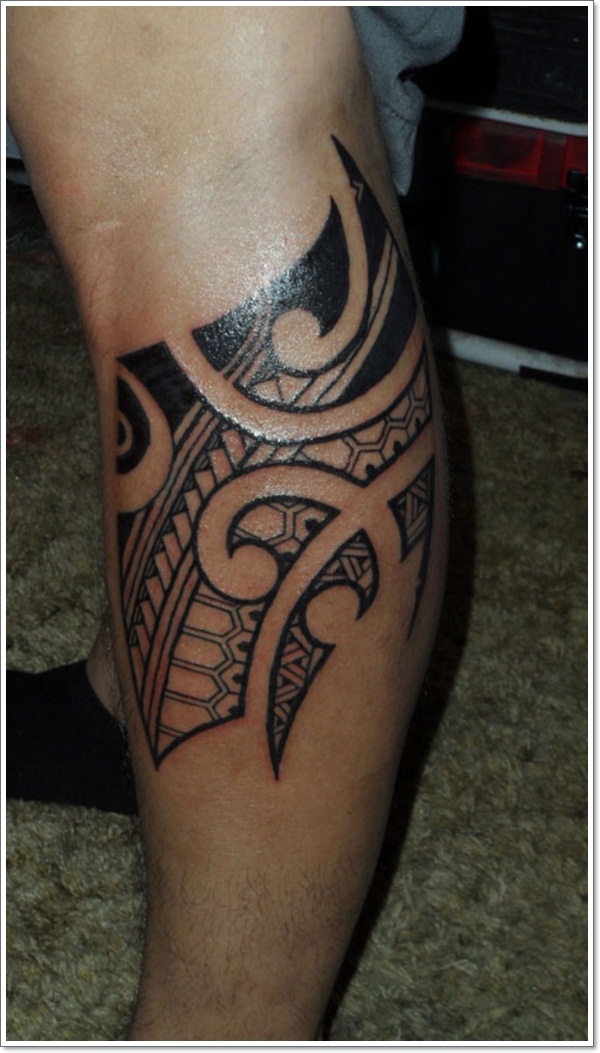 Eye catching polynesian tattoo design, idea 8