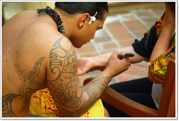 Eye catching polynesian tattoo design, idea 15