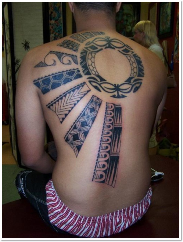 Eye catching polynesian tattoo design, idea 13