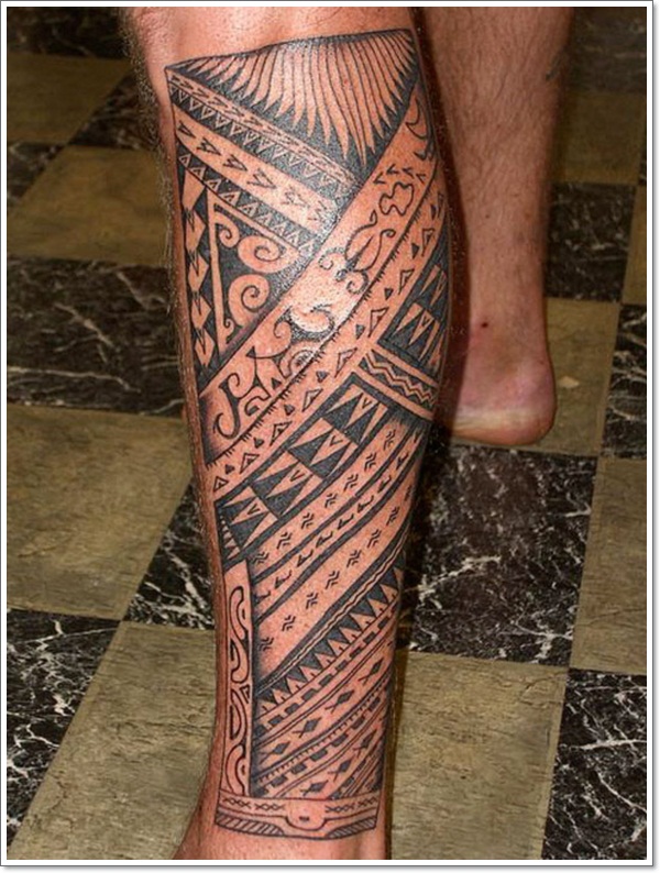 Eye catching polynesian tattoo design, idea 18