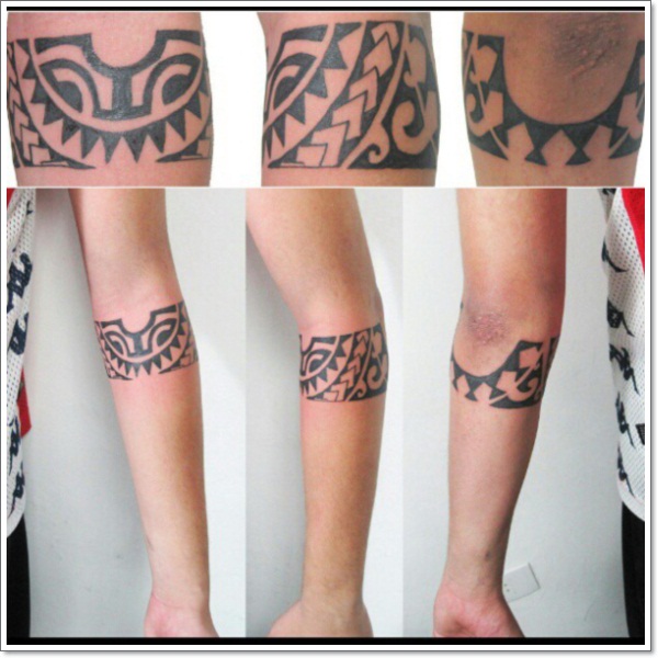 Eye catching polynesian tattoo design, idea 19