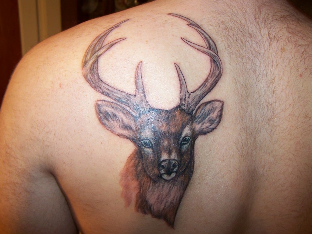 Deer tattoos design, idea 30
