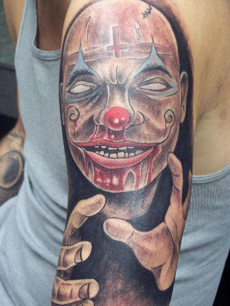 Badass deadly skull tattoo design, idea 90