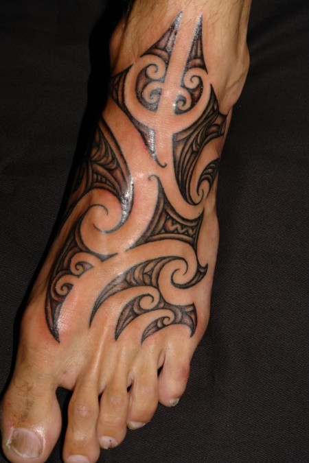 Eye catching polynesian tattoo design, idea 27