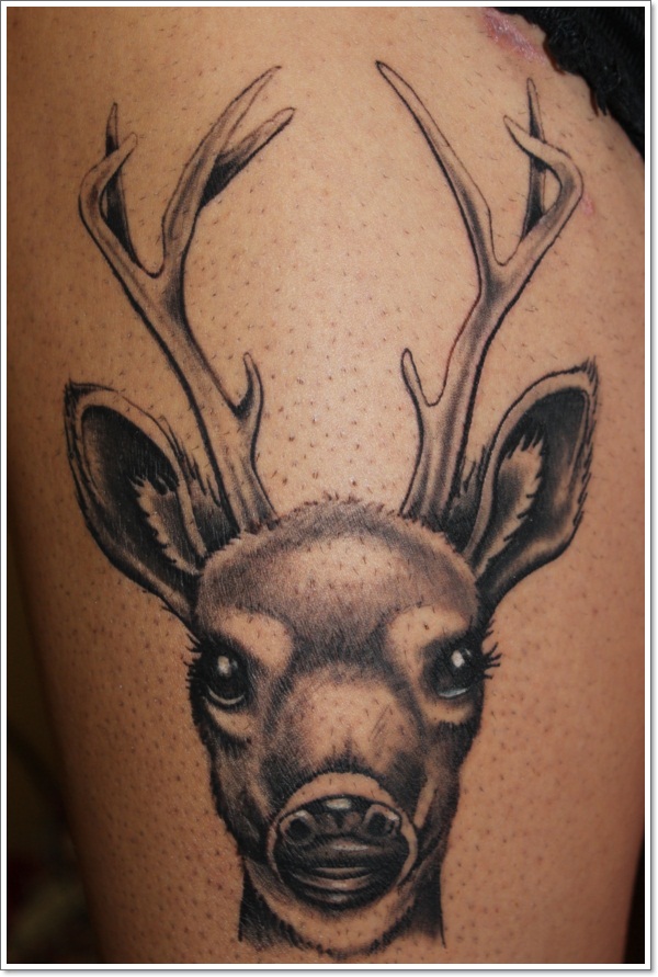 Deer tattoos design, idea 32