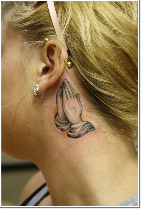 Top 25 praying hands tattoos faithful design, idea 2