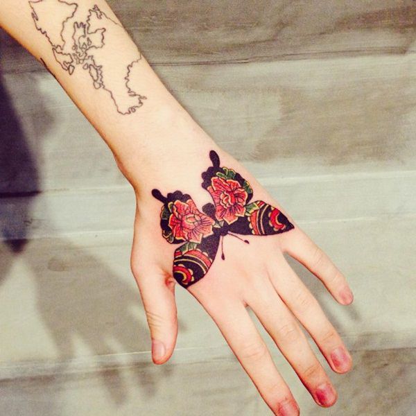 Butterfly tattoo design design, idea 44