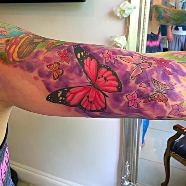 Butterfly tattoo design design, idea 52