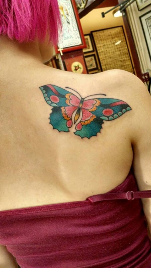 Butterfly tattoo design design, idea 9