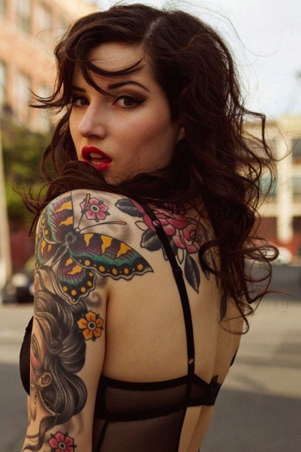 Butterfly tattoo design design, idea 30