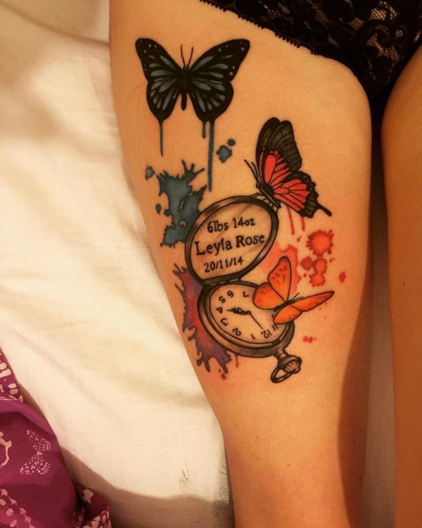 Butterfly tattoo design design, idea 40