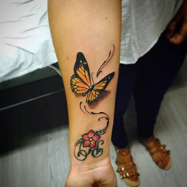 Butterfly tattoo design design, idea 42