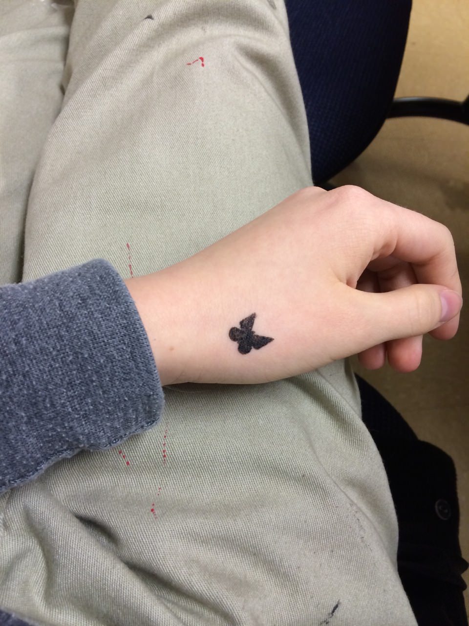 Butterfly tattoo design design, idea 3