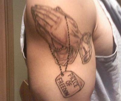 Top 25 praying hands tattoos faithful design, idea 29