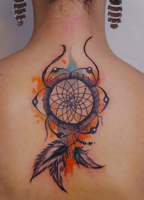 Artistic watercolor tattoos living works art design, idea 29