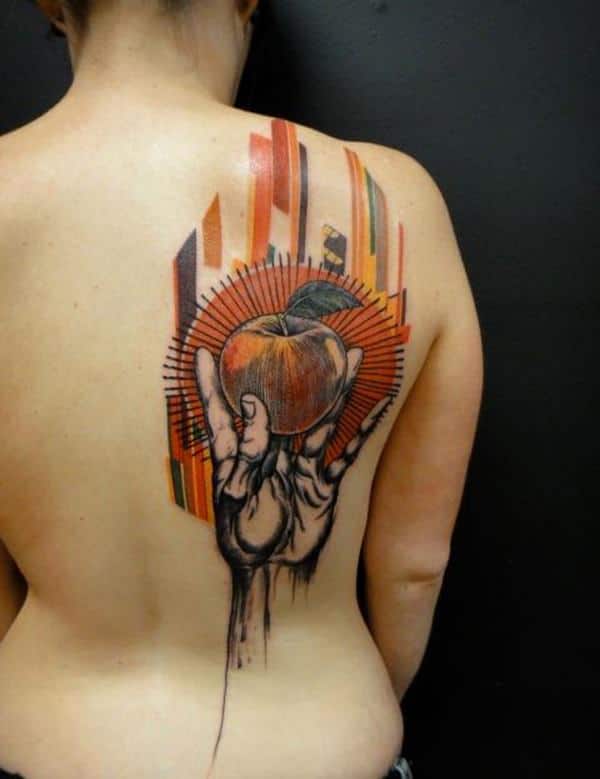 Artistic watercolor tattoos living works art design, idea 31