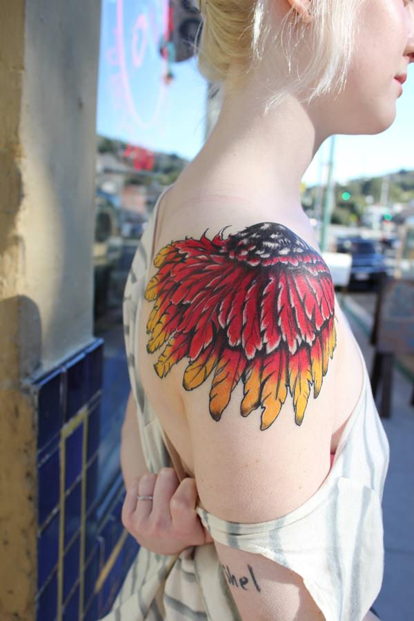 Artistic watercolor tattoos living works art design, idea 32