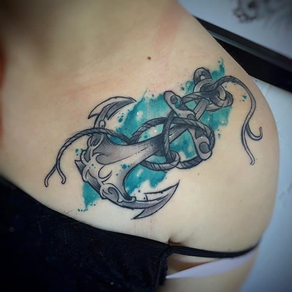 Artistic watercolor tattoos living works art design, idea 34