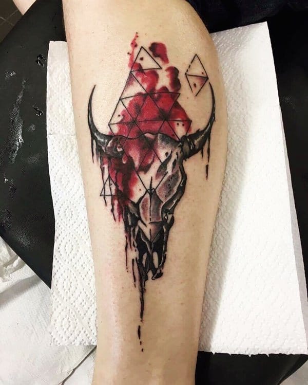 Artistic watercolor tattoos living works art design, idea 49