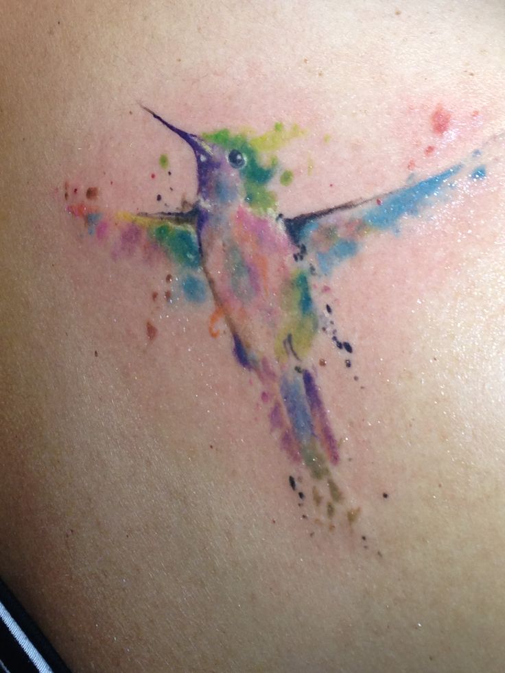 Artistic watercolor tattoos living works art design, idea 92