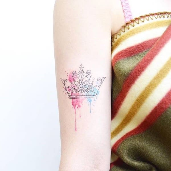 Artistic watercolor tattoos living works art design, idea 5