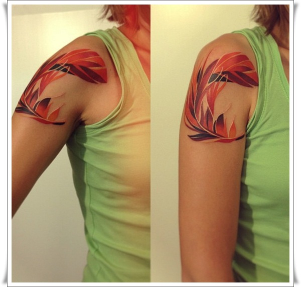 Artistic watercolor tattoos living works art design, idea 70