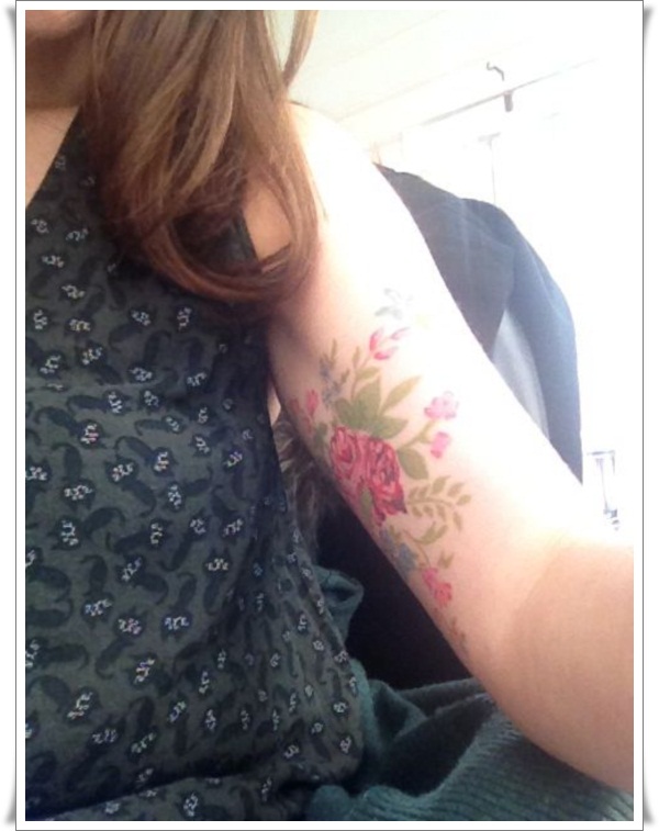 Artistic watercolor tattoos living works art design, idea 74