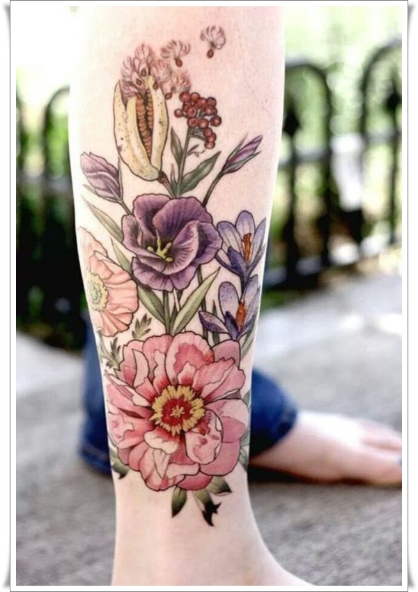 Artistic watercolor tattoos living works art design, idea 64