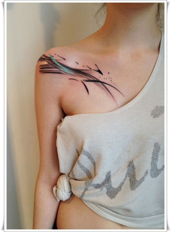 Artistic watercolor tattoos living works art design, idea 87