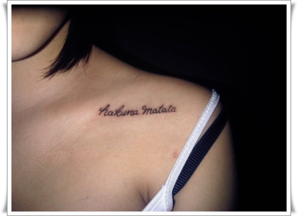 Amazing hakuna matata tattoo design design, idea 14