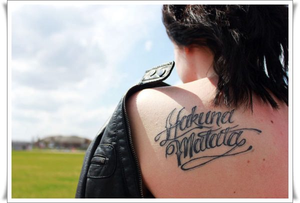 Amazing hakuna matata tattoo design design, idea 3