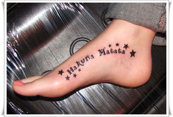 Amazing hakuna matata tattoo design design, idea 4