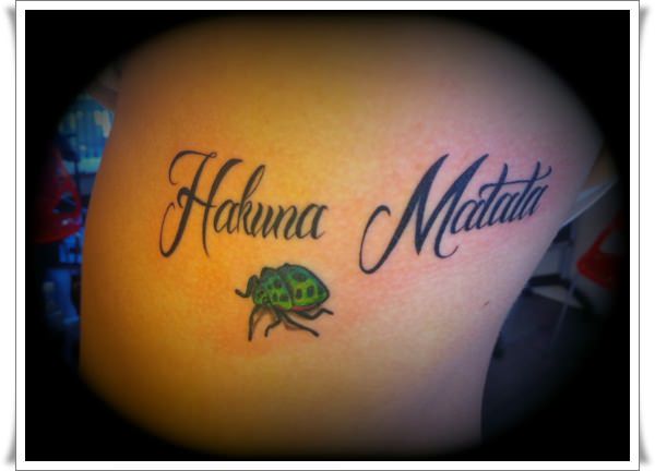 Amazing hakuna matata tattoo design design, idea 12