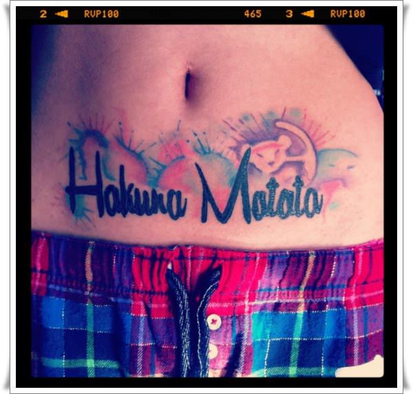 Amazing hakuna matata tattoo design design, idea 13