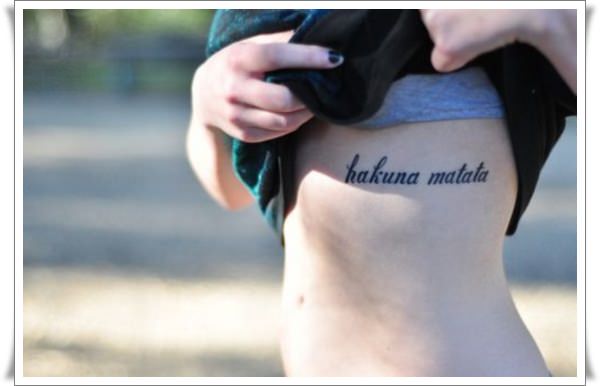Amazing hakuna matata tattoo design design, idea 5