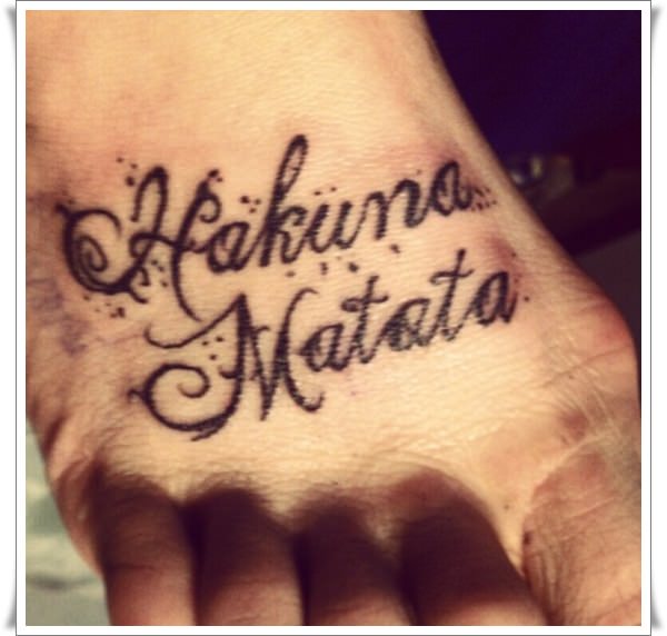 Amazing hakuna matata tattoo design design, idea 8