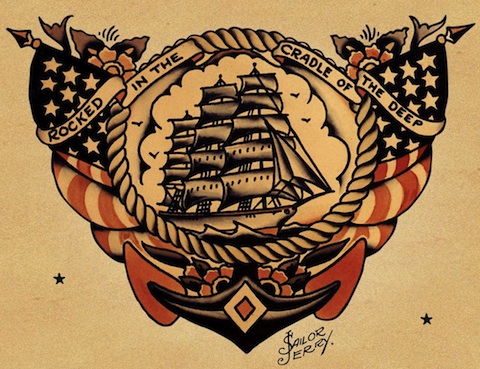 Sailor jerry tattoo design design, idea 1