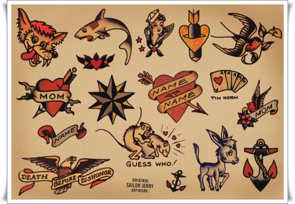 Sailor jerry tattoo design design, idea 15