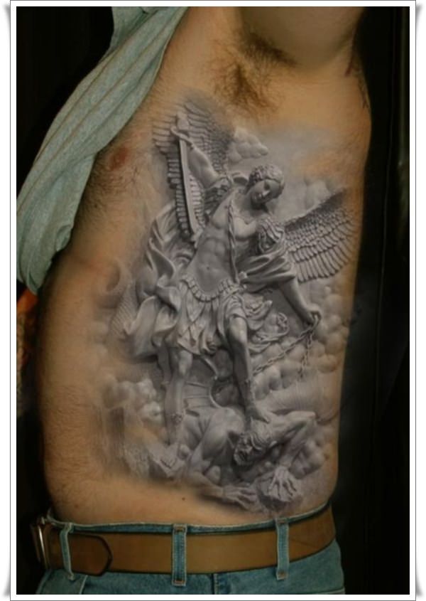 Perfect st michael tattoos design, idea 3