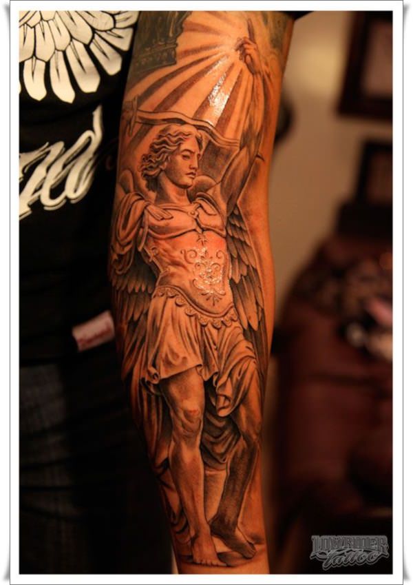 Perfect st michael tattoos design, idea 4