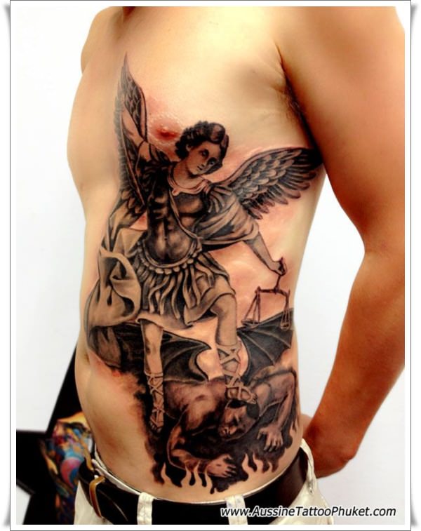 Perfect st michael tattoos design, idea 5