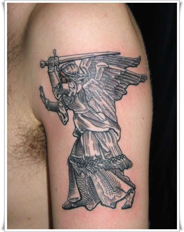 Perfect st michael tattoos design, idea 30