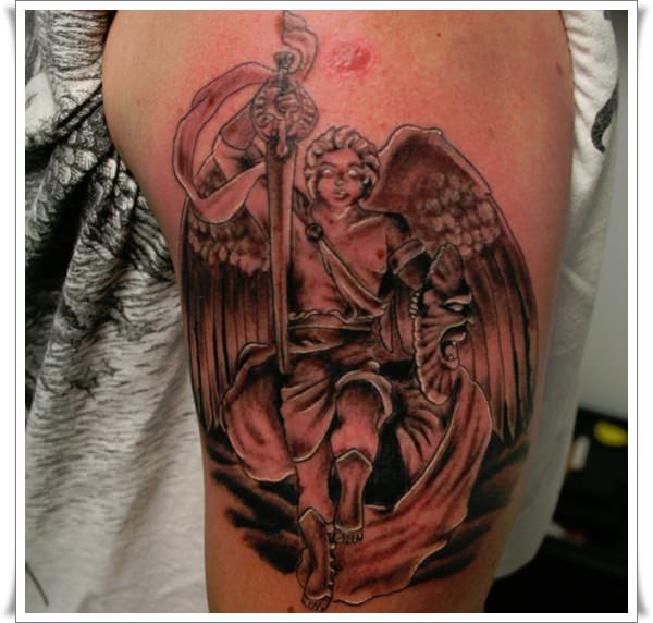 Perfect st michael tattoos design, idea 32