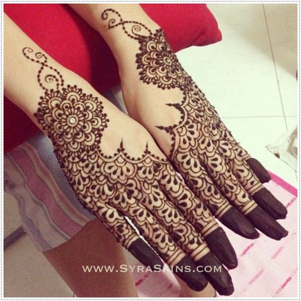 Fantastic henna tattoo design, idea 16