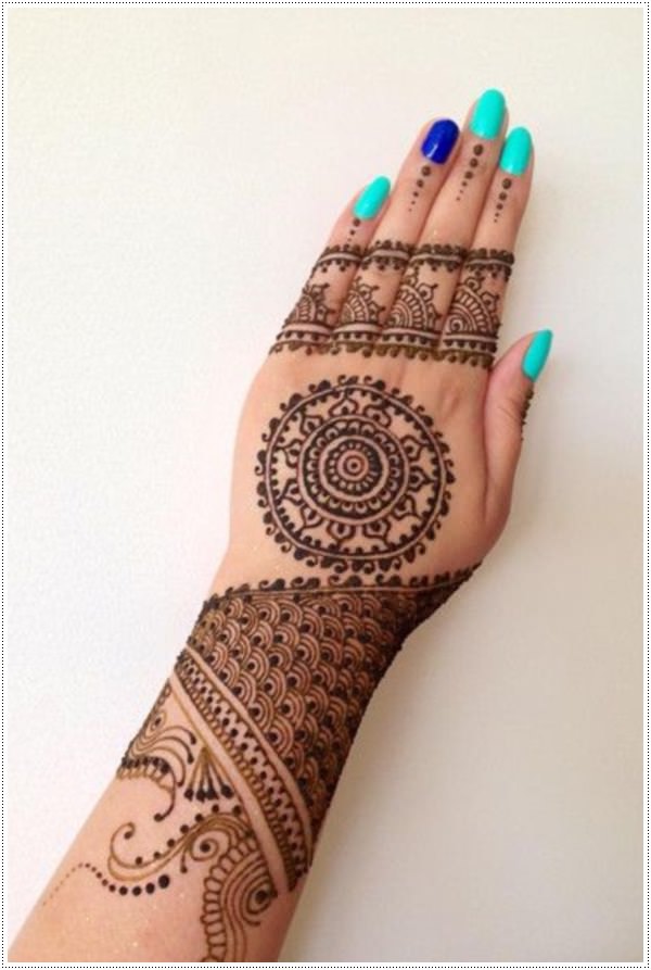 Fantastic henna tattoo design, idea 15