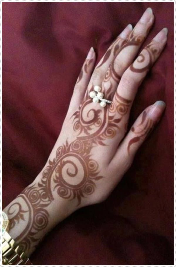 Fantastic henna tattoo design, idea 14