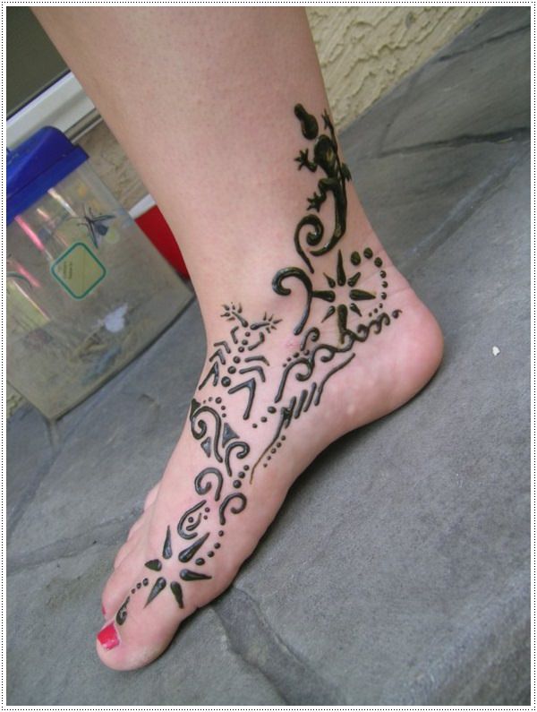 Fantastic henna tattoo design, idea 39