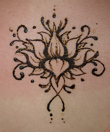 Fantastic henna tattoo design, idea 19